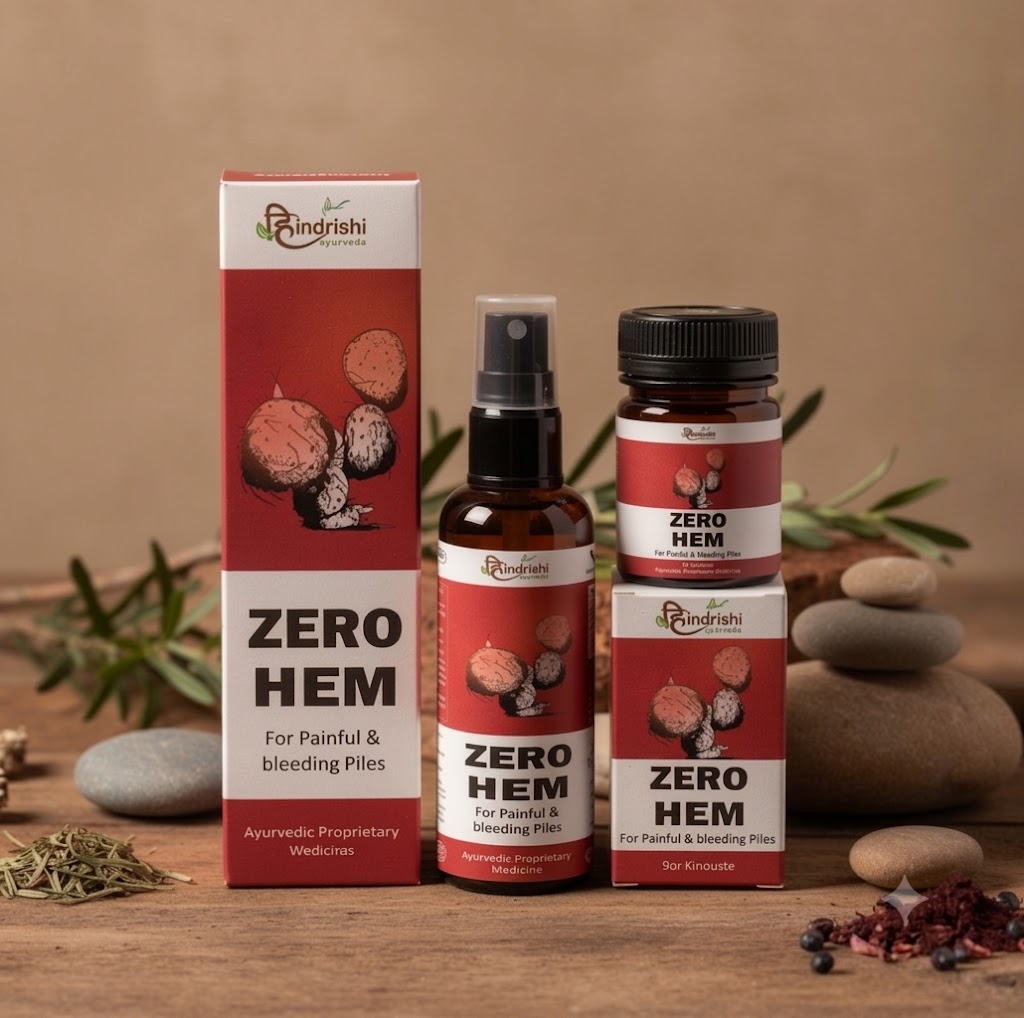 Hindrishi Zero Hem: Piles Care Combo: Fast & Effective Relief from Piles Pain, Swelling, and Itching