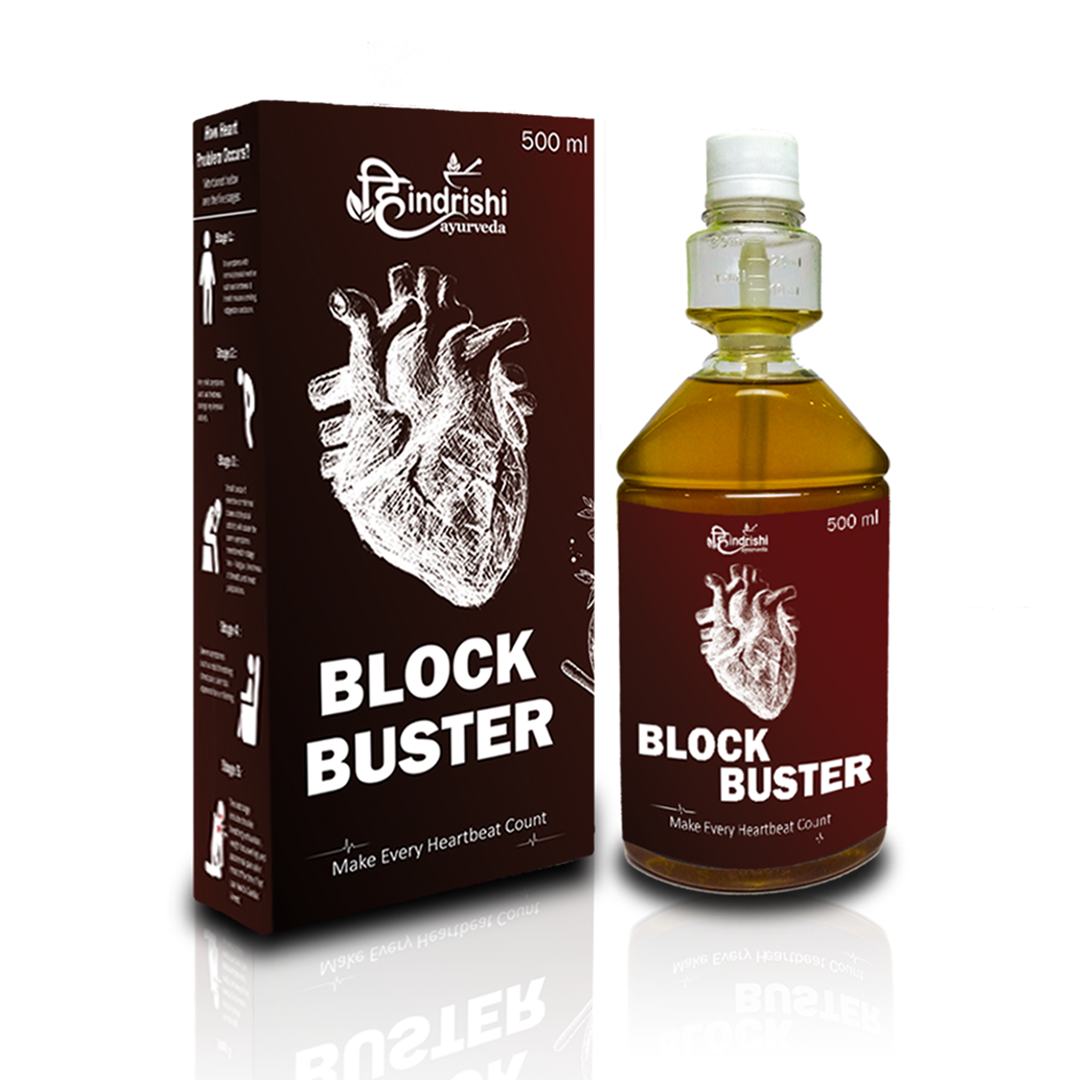 Hindrishi Ayurveda Block Busters for Weight management and High Cholesterol 500ml