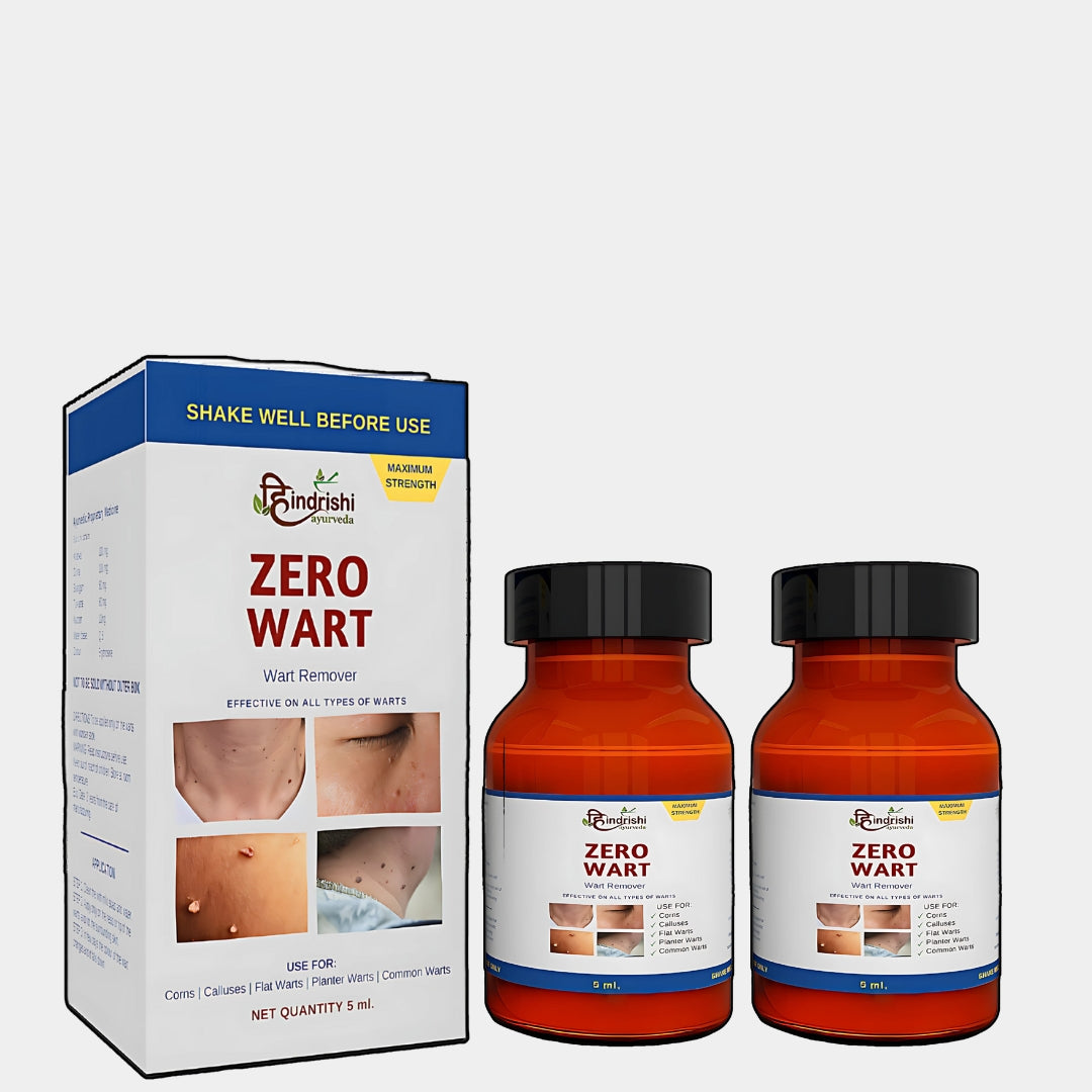 Zero Wart 5ml - Effective Wart Remover Solution (PACK OF 2)